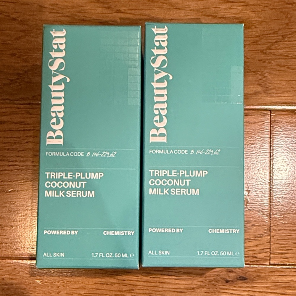 Bundle of 2 BeautyStat Coconut Milk Serum in Teal Packaging